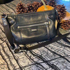 Coach Mini Purse - Soft Black Leather